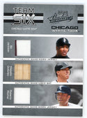 Bo Jackson/ Magglio Ordonez/ Roberto Alomar/ Robin Ventura/ Kenny Lofton/ Joe Borchard Team Six Bat Relic #TS-26