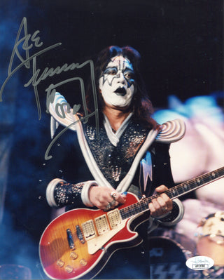 Ace Frehley Autographed KISS Celebrity 8x10 Photo (JSA)