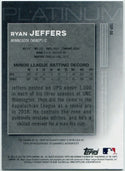 Ryan Jeffers 2020 Bowman Platinum Autographed RC #TOP-56