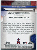 Shohei Ohtani 2023 Bowman's Best Card #62