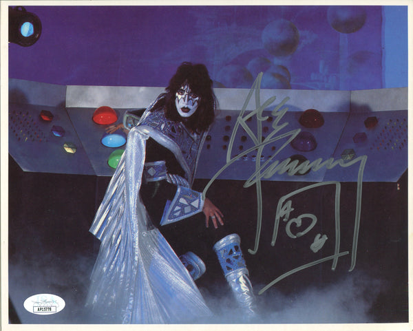 Ace Frehley Autographed KISS Celebrity 8x10 Photo (JSA)