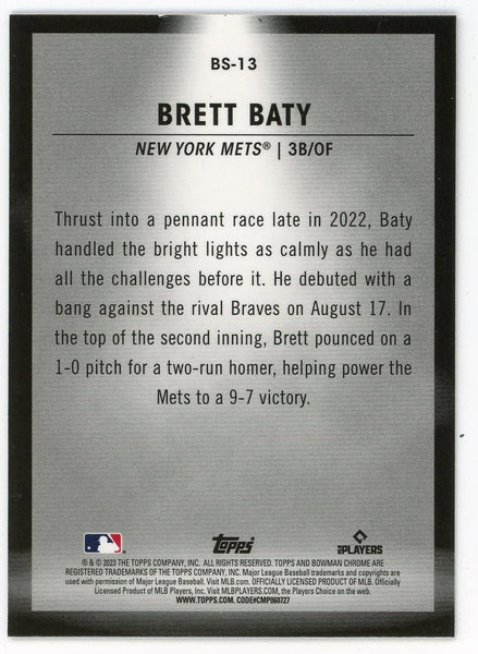 Brett Baty Autographed New York Mets 8x10 Photo