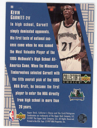 Kevin Garnett Signed Minnesota Timberwolves 2001 All Star Game Jersey UDA