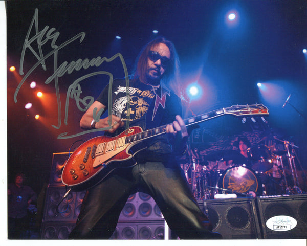 Ace Frehley Autographed KISS Celebrity 8x10 Photo (JSA)