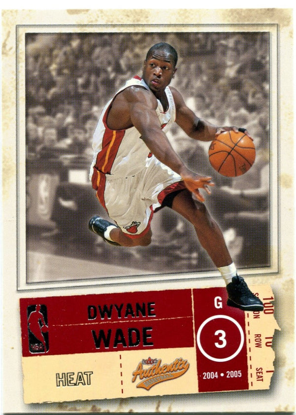 Dwyane Wade Fleer Authentic NBA 2004