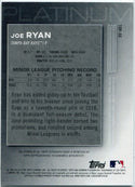 Joe Ryan 2020 Bowman Platinum Autographed RC #TOP-50
