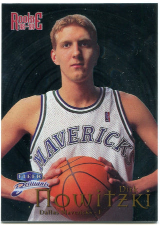 Dirk Nowitzki Fleer Brilliants Rookie 1999