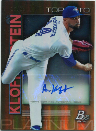 Adam Kloffenstein 2020 Bowman Platinum Autographed RC #TOP-35 16/25