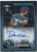 Dominic Canzone 2024 Topps Chrome Autographed RC #RA-DC