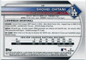 Shohei Ohtani 2025 Bowman Chrome Card #17