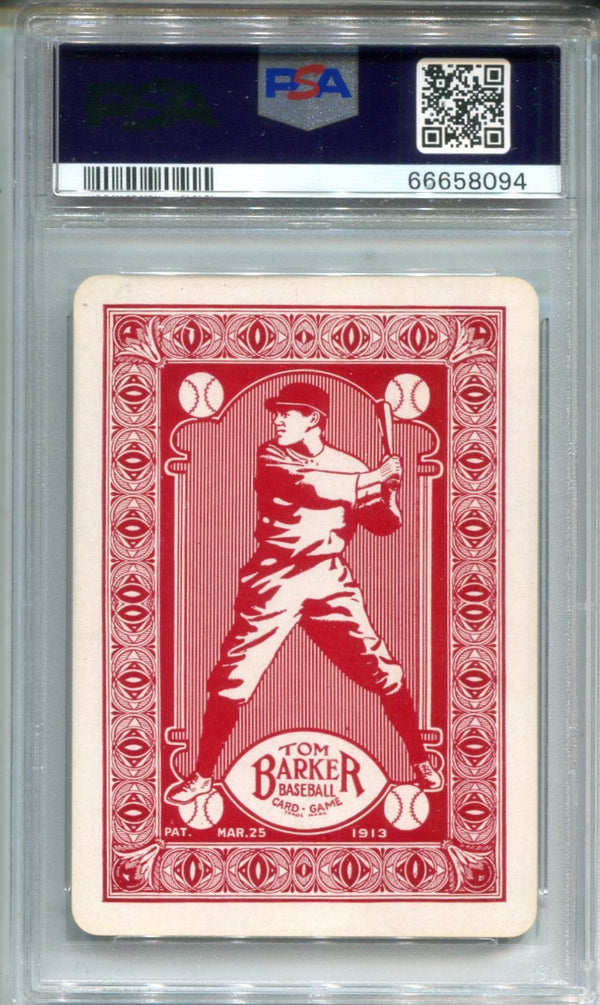 1913 Tom Baker Game Sliding into home PSA 6 Card