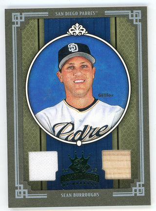 Sean Burroughs 2005 Donruss Diamond Kings Patch/ Bat Relic #185