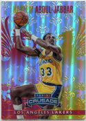 Kareem Abdul-Jabbar 2013 - 2014 Panini Crusade Red Parallel Card #142 219/349