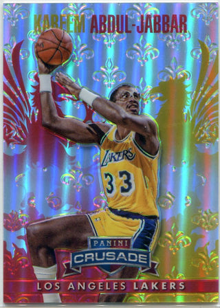 Kareem Abdul-Jabbar 2013 - 2014 Panini Crusade Red Parallel Card #142 219/349