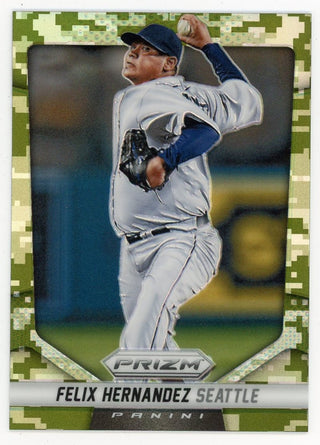 Felix Hernandez 2014 Panini Camo Prizm #40 Card