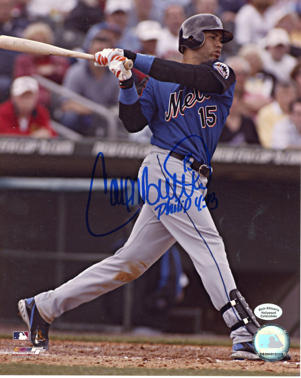 Carlos Beltran Autographed 8x10 Photo