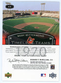 Merv Rettenmund Autographed 2004 Upper Deck Timeless Teams #64