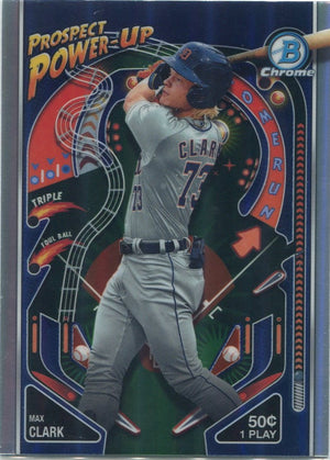 Max Clark 2024 Bowman Chrome Prospect Power-Up RC #PP-12