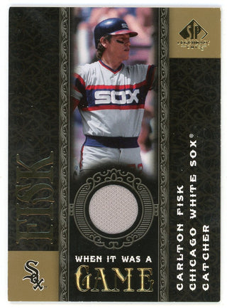 Carlton Fisk 2007 Upper Deck When It Was A Game Patch Relic #WG-CF