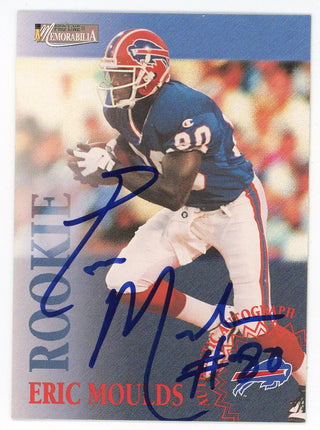 Eric Moulds Autographed 1996 Pro Line Memorabilia Rookie