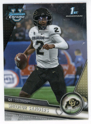 Shedeur Sanders 2023 Topps 1st Bowman Chrome #16