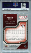 Steph Curry 2009 Upper Deck Draft Edition #34 PSA 8 Card