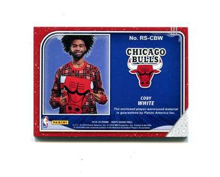 Coby White 2019 Panini Material #RS-CBW Card