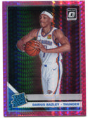 Darius Bazley 2019-20 Panini Donruss Optic Rated Rookie Pink Hyper Prizm RC #156