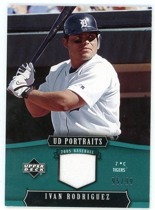 Ivan Rodriguez 2005 Upper Deck Portraits Patch Relic #37