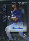 Terrin Vavra 2020 Bowman Platinum Autographed RC #TOP-68
