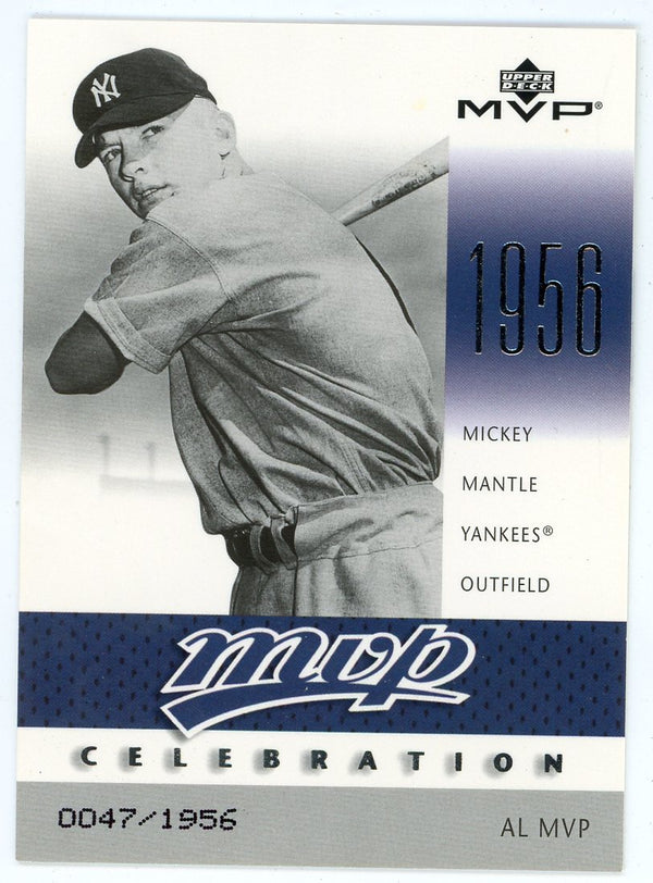 Mickey Mantle 2003 Upper Deck MVP #MVP2 Celebration Card