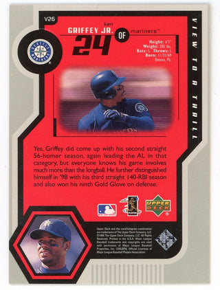 Ken Griffey Jr. 1999 Upper Deck View to a Thrill #V26