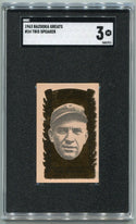 Tris Speaker 1963 Bazooka Greats Card #24 SGC Graded 3
