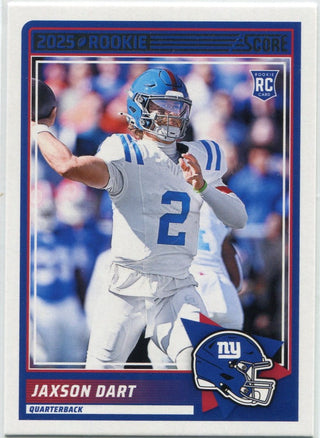 Jaxson Dart 2025 Panini Score RC #35