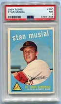 Stan Musial 1959 Topps Card #4150 PSA Graded 7