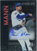 Devin Mann 2020 Bowman Platinum Autographed RC #TOP-81