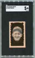 Herb Pennock 1963 Bazooka Greats Card #5 SGC Graded 5