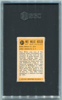 Wee Willie Keeler 1963 Bazooka Greats Card #31 SGC Graded 5