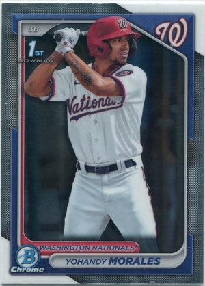 Yohandy Morales 2024 Bowman Chrome Prospect RC BCP-52
