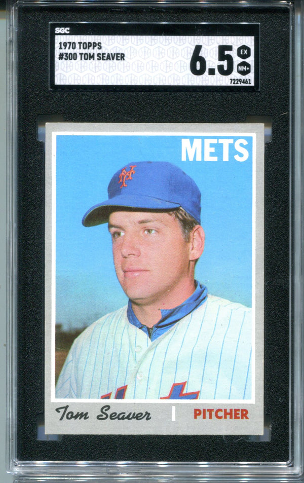 Tom Seaver 1970s Topps #300 SGC 6.5 Card