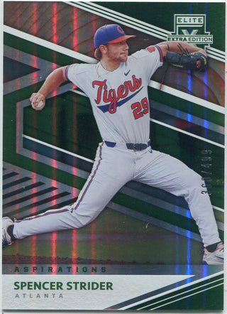 Spencer Strider 2020 Panini Elite Extra Edition Aspirations RC #133 360/499