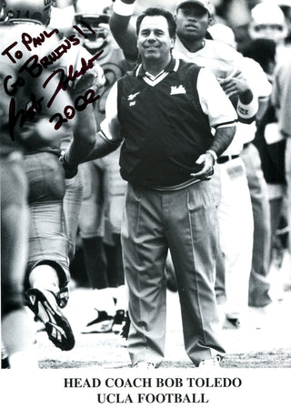 Bob Toledo Autographed 8x10 Photo