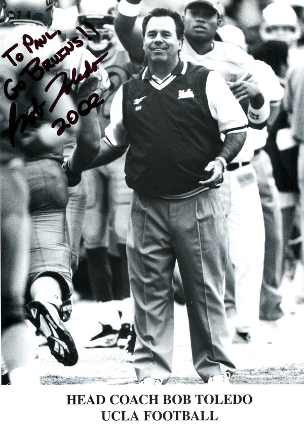 Bob Toledo Autographed 8x10 Photo