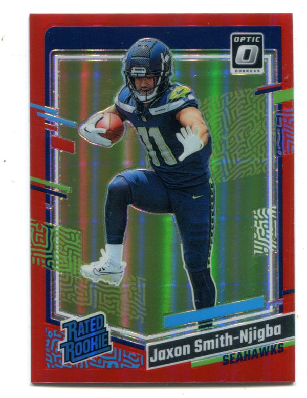 Jaxon Smith-Njigba 2023 Panini Donruss Optic Red Rated Rookie#293 /99 Card