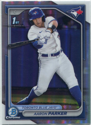 Aaron Parker 2024 Bowman Draft Chrome Refractor RC #BDC-160