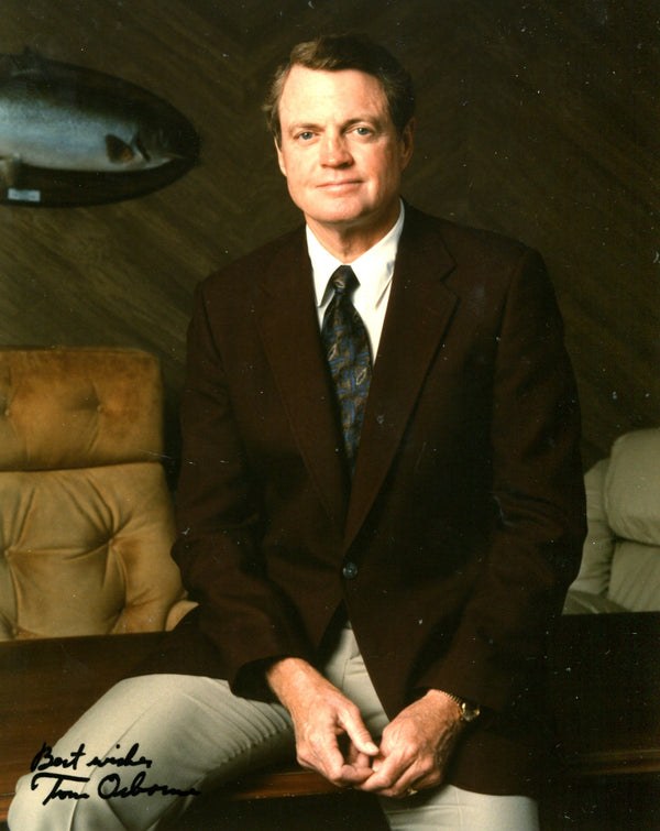 Tom Osborne Autographed 8x10 Football Photo