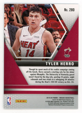 Tyler Herro 2020 Panini Silver Mosaic #280 Card