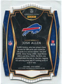 Josh Allen 2020 Panini Select Premier Level Die Cut Purple Prizm Card #121