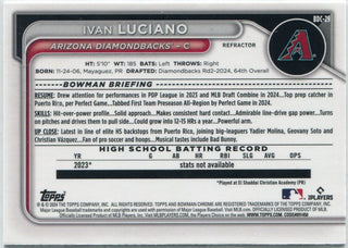 Ivan Luciano 2024 Bowman Draft Chrome Refractor RC #BDC-29