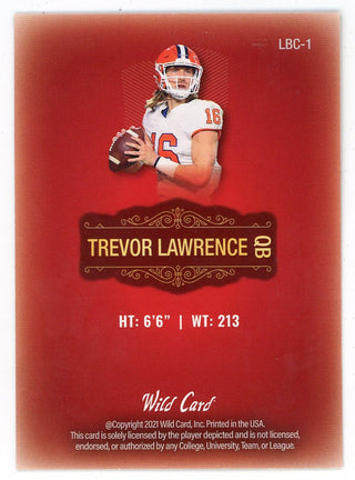 Trevor Lawrence 2021 Wild Card Matte ##LBC-1